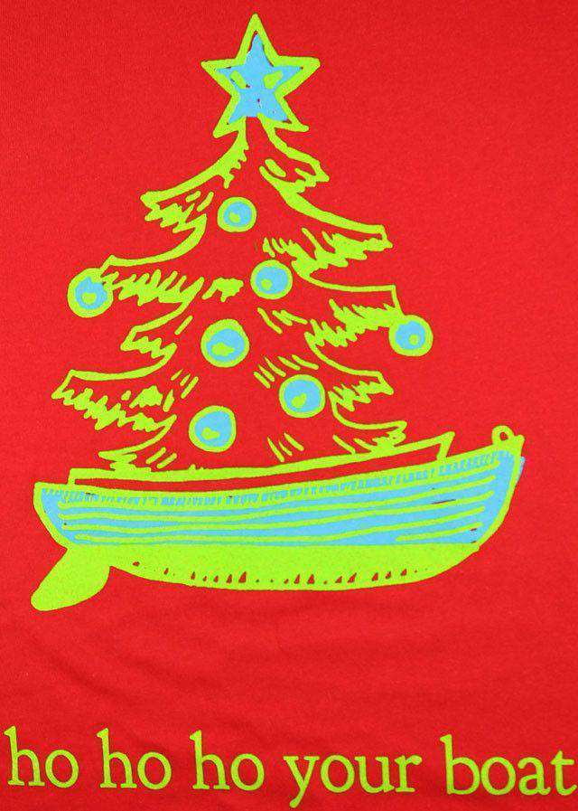 Christmas Dingy T-Shirt in Red by Castaway Clothing - Country Club Prep