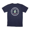 Circle Logo Short Sleeve T-Shirt in Navy by Collared Greens - Country Club Prep