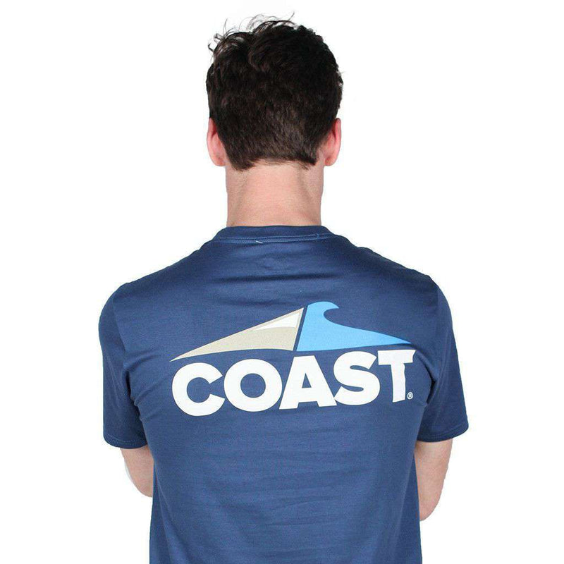 Coast Logo Tee in Navy by Coast - Country Club Prep