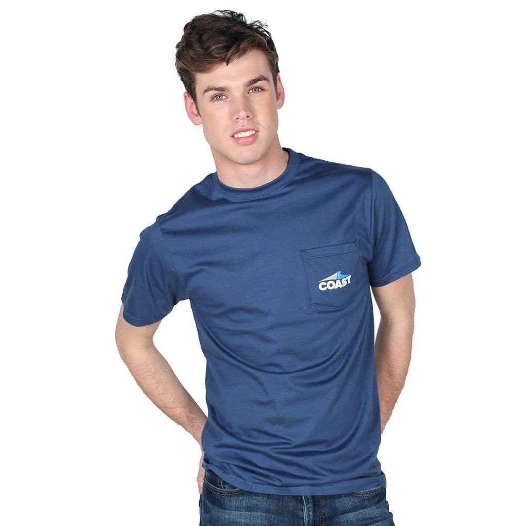 Coast Logo Tee in Navy by Coast - Country Club Prep