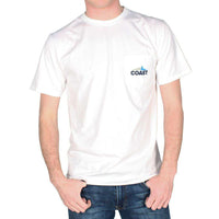 Coast Logo Tee in White by Coast - Country Club Prep