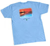 Coasts Mission Tee in Battery Blue by Loggerhead Apparel - Country Club Prep