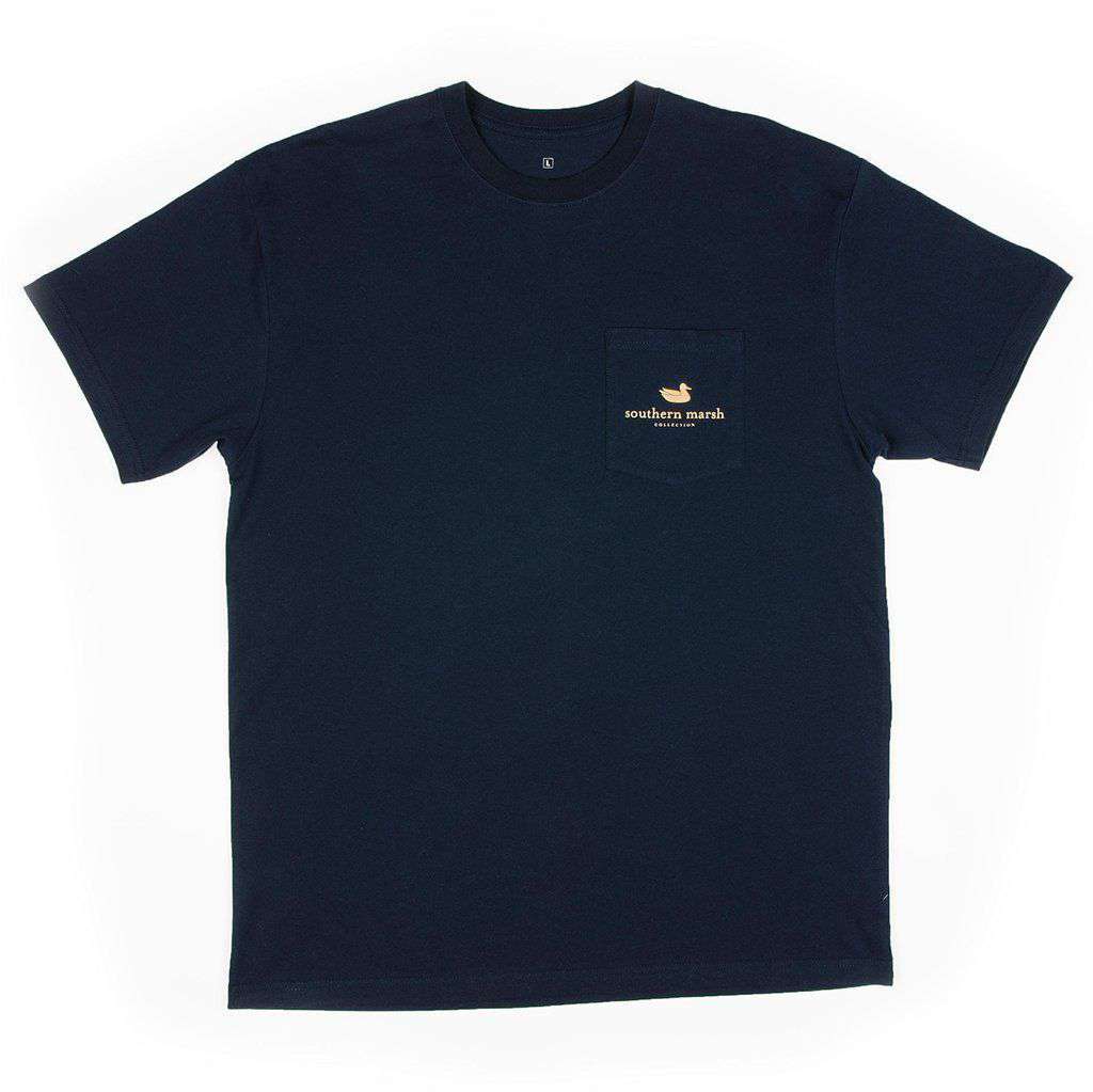 Cocktail Collection - Hot Toddy Tee in Navy by Southern Marsh - Country Club Prep