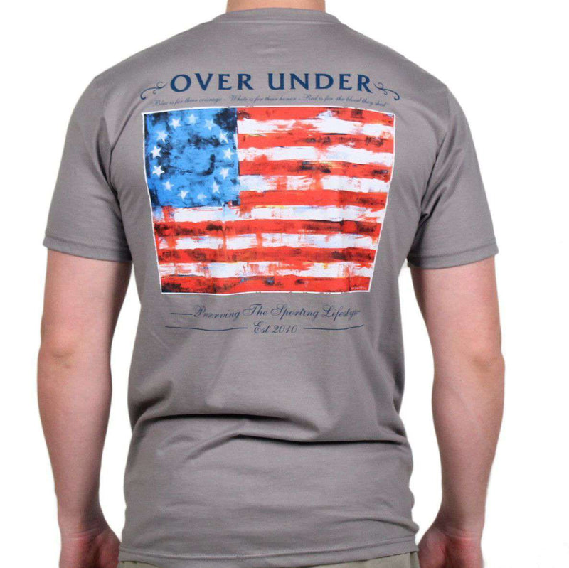 Colonial Flag Tee in Hurricane by Over Under Clothing - Country Club Prep