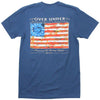 Colonial Flag Tee in Navy by Over Under Clothing - Country Club Prep