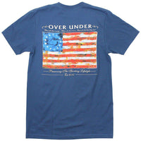 Colonial Flag Tee in Navy by Over Under Clothing - Country Club Prep