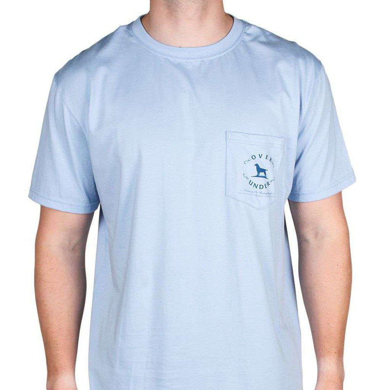 Colonial Flag Tee in Sky Blue by Over Under Clothing - Country Club Prep