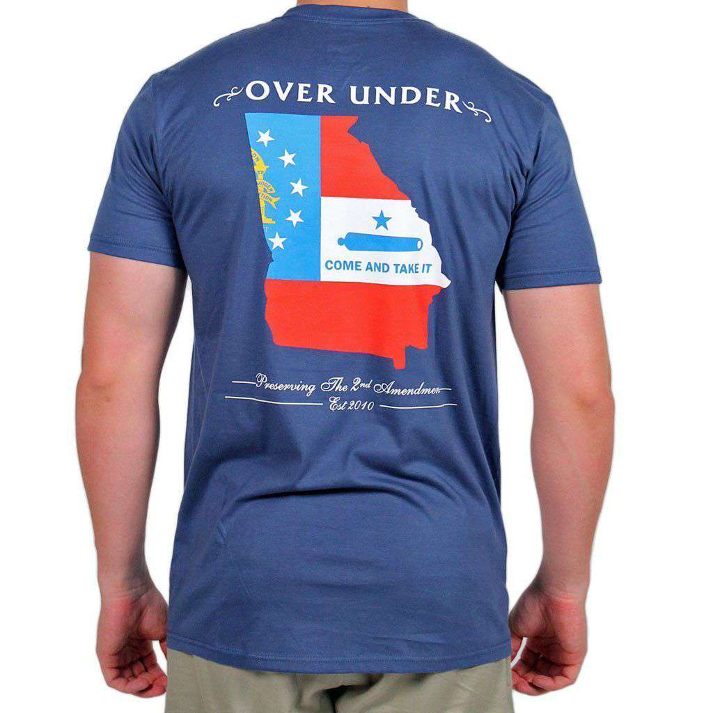 Over Under Clothing Come And Take It Georgia Tee in Navy – Country Club ...