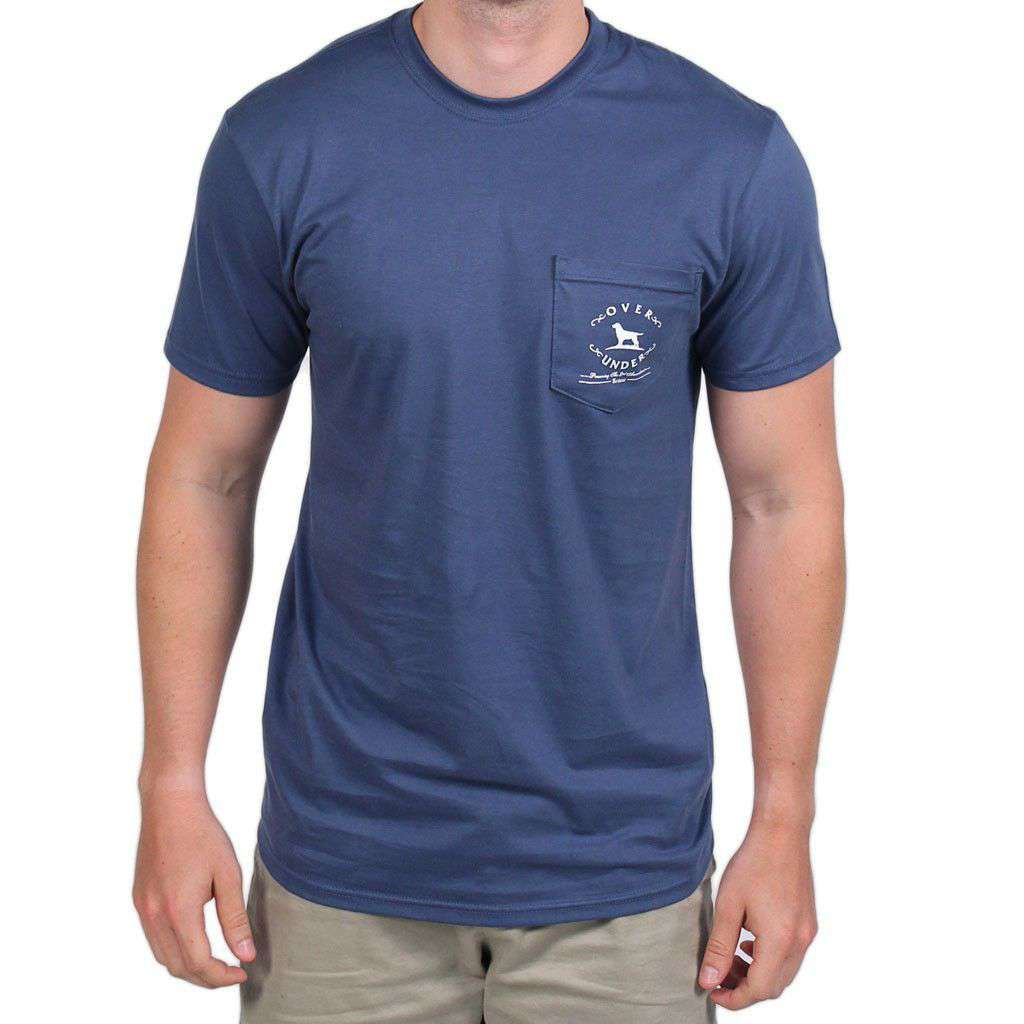 Come And Take It Georgia Tee in Navy by Over Under Clothing - Country Club Prep
