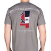 Come And Take It Mississippi Tee in Grey by Over Under Clothing - Country Club Prep