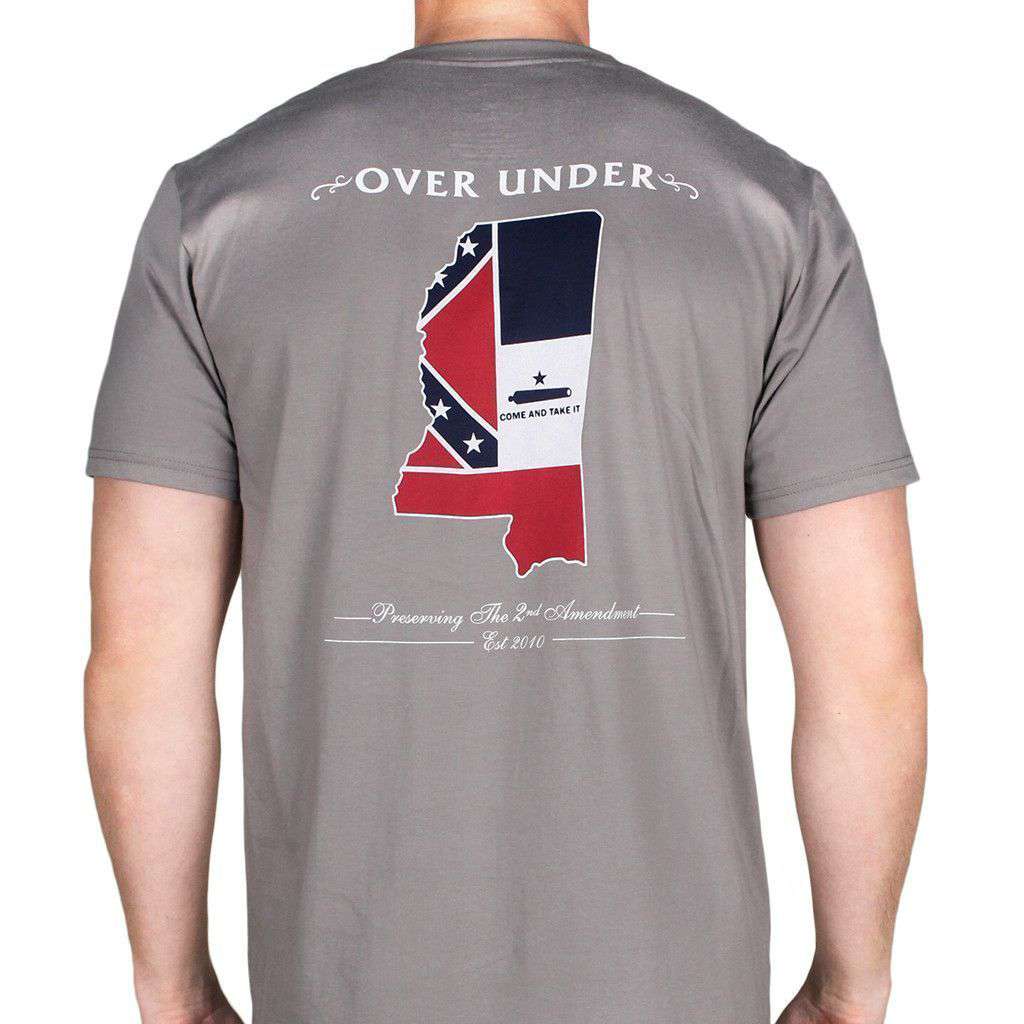 Over Under Clothing Come And Take It Mississippi Tee in Grey – Country ...