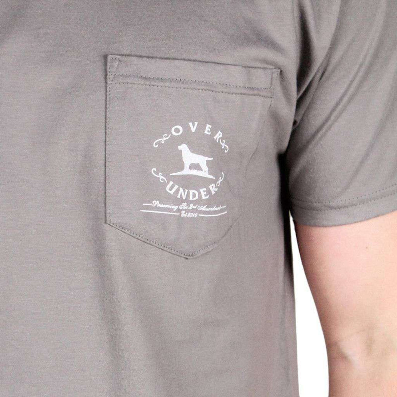 Come And Take It Mississippi Tee in Grey by Over Under Clothing - Country Club Prep