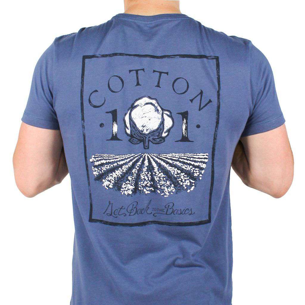 Cotton Field Pocket Tee in Navy by Cotton 101 - Country Club Prep