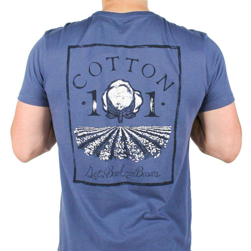 Cotton Field Pocket Tee in Navy by Cotton 101 - Country Club Prep