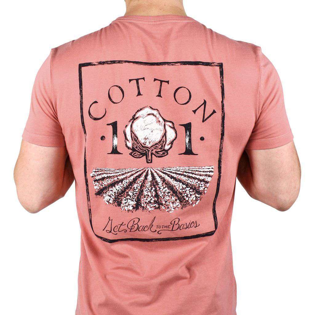 Cotton Field Pocket Tee in Rustic Red by Cotton 101 - Country Club Prep