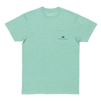 Crawfish Festival Series Tee in Washed Bimini Green Heather by Southern Marsh - Country Club Prep