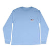 Every Day Should Feel This Good in The South Long Sleeve Tee Shirt in Jake Blue by Vineyard Vines - Country Club Prep