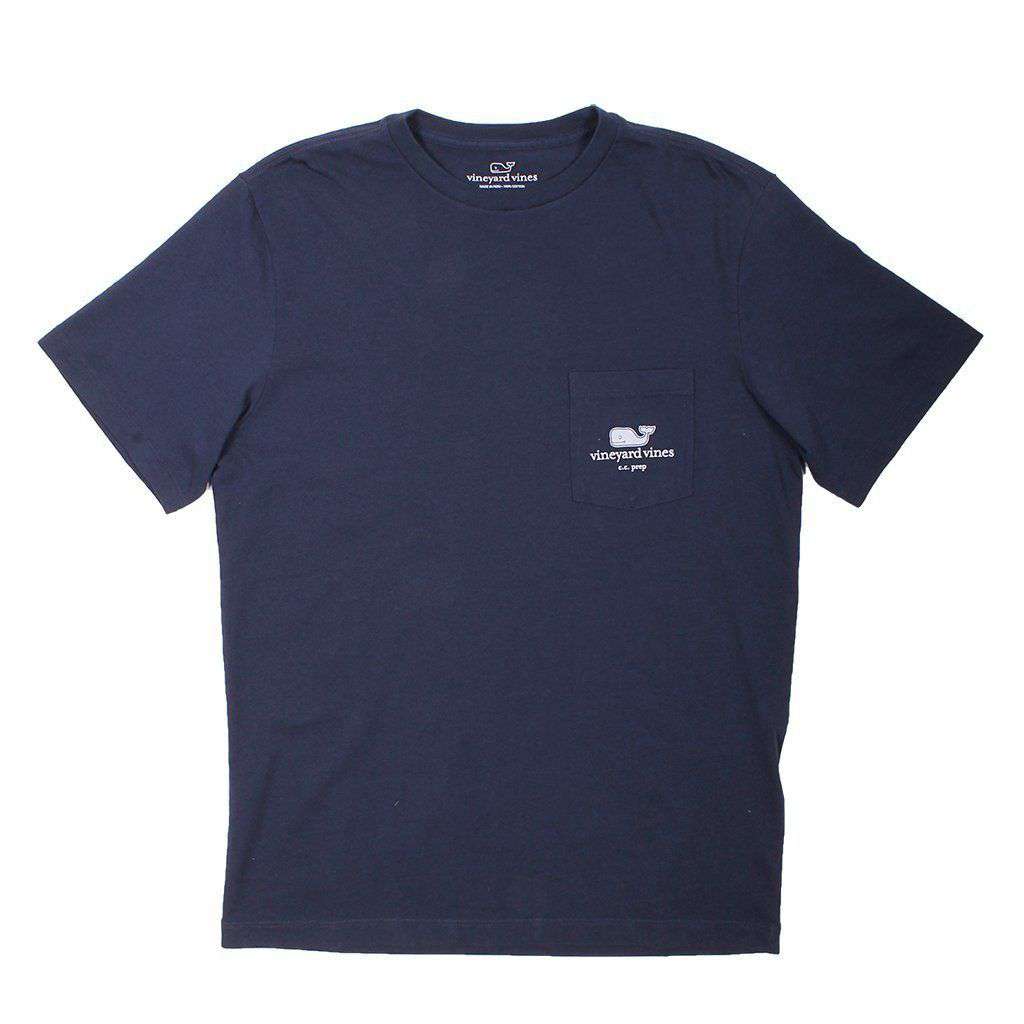 Custom Logo Tee in Blue Blazer by Vineyard Vines - Country Club Prep