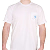 Day Games Tee in White by Southern Proper - Country Club Prep
