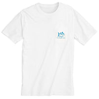 Day on the Water Tee in Classic White by Southern Tide - Country Club Prep