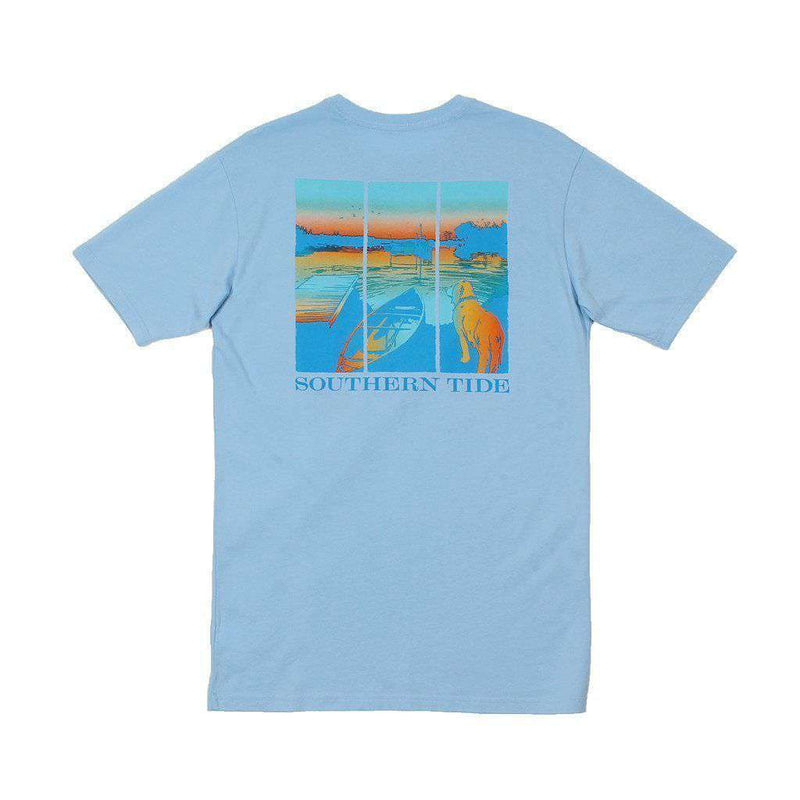 Day on the Water Tee in Sky Blue by Southern Tide - Country Club Prep