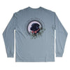 Deck Yourself Long Sleeve Tee in Shale Blue by Southern Proper - Country Club Prep
