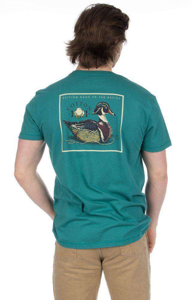 Decoy Pocket Tee in Hunter Green by Cotton 101 - Country Club Prep