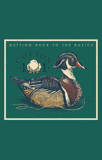 Decoy Pocket Tee in Hunter Green by Cotton 101 - Country Club Prep