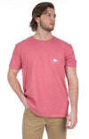 Decoy Pocket Tee in Red by Cotton 101 - Country Club Prep