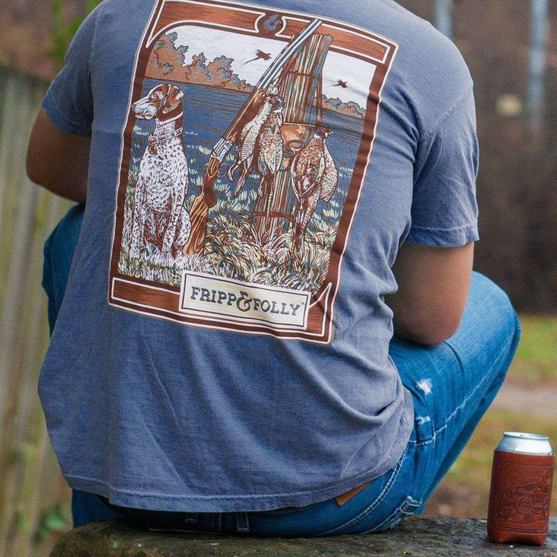 Dog with Kill Tee in Blue Jean by Fripp & Folly - Country Club Prep