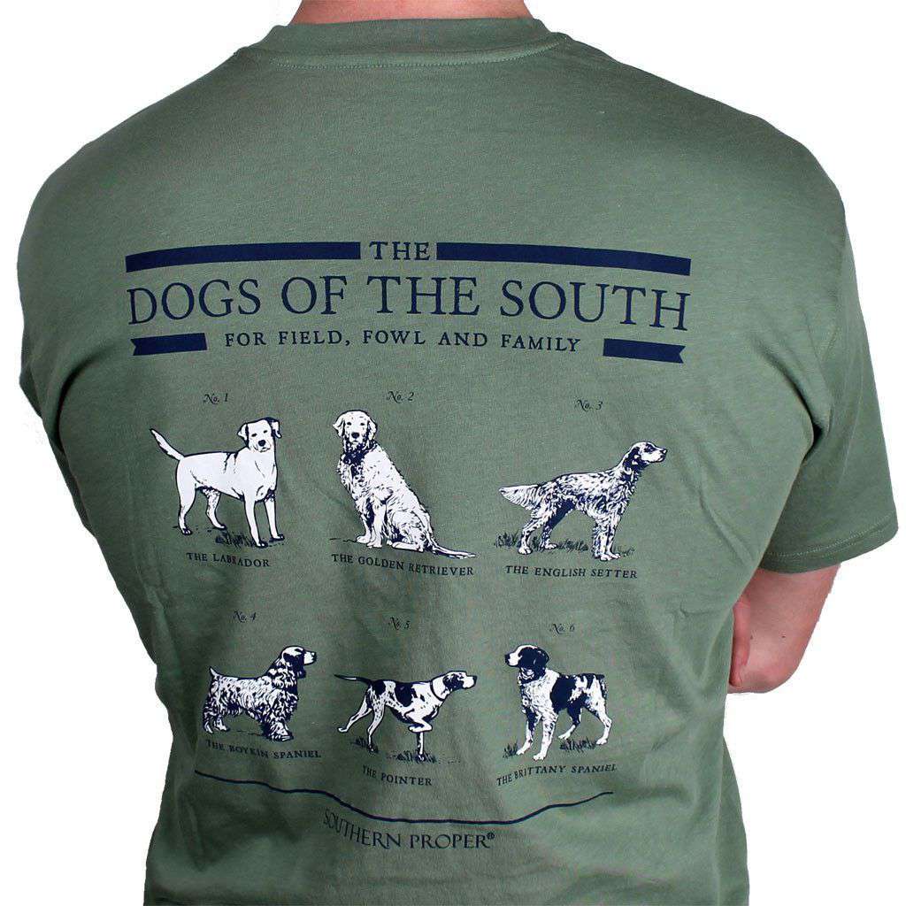 Dogs of the South in Green by Southern Proper - Country Club Prep