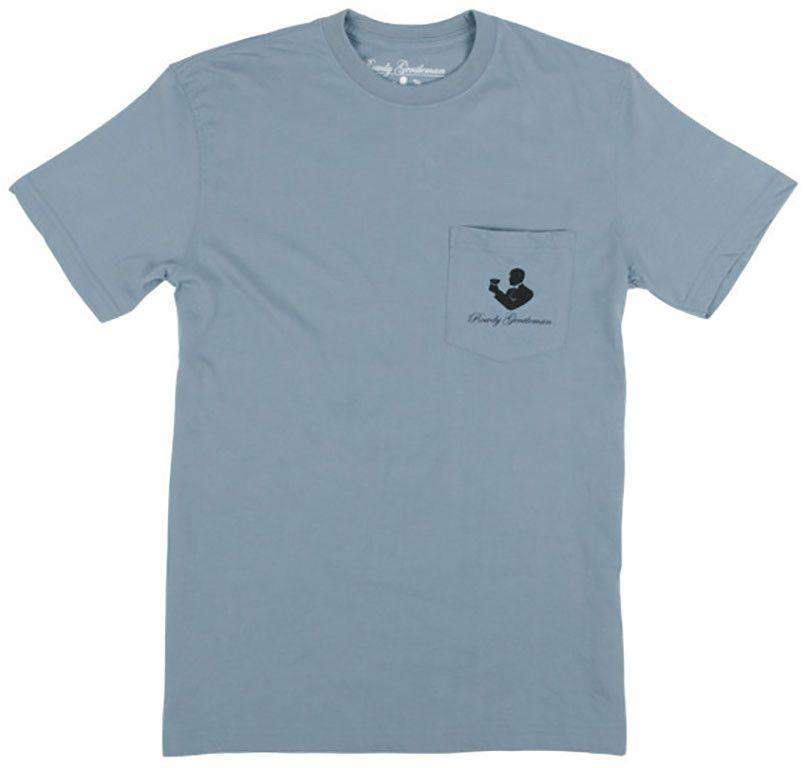 Don't Tread on Me Short Sleeve Tee in Citadel Blue by Rowdy Gentleman - Country Club Prep