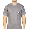 Don't Tread On Me Short Sleeve Tee Shirt in Grey by Southern Fried Cotton - Country Club Prep