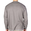 Don't Tread on Me Thermal Long Sleeve in Grey by Southern Fried Cotton - Country Club Prep