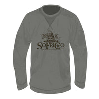 Don't Tread on Me Thermal Long Sleeve in Grey by Southern Fried Cotton - Country Club Prep