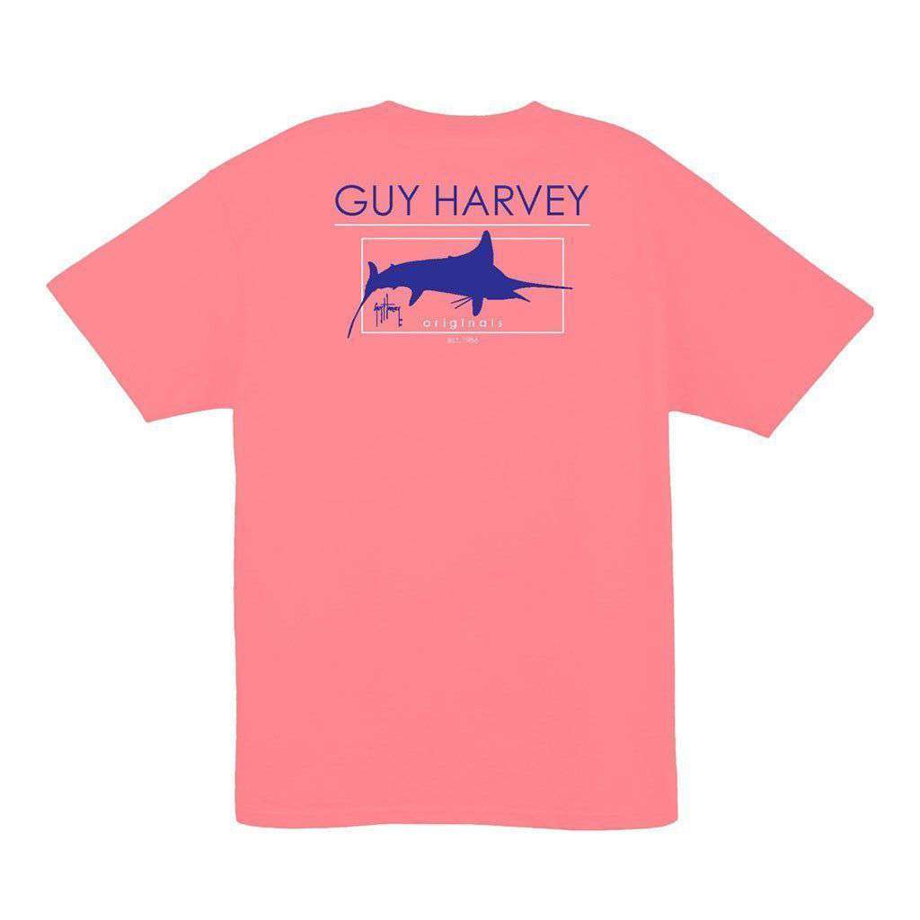 Dynamic T-Shirt in Salmon by Guy Harvey - Country Club Prep