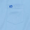 Embroidered Pocket Tee Shirt in Sky Blue by Southern Tide - Country Club Prep