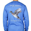 Evening Roost Long Sleeve Tee Shirt in Nautical Blue by Over Under Clothing - Country Club Prep