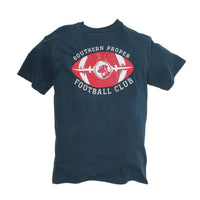 Exclusive Football Tee in Navy by Southern Proper - Country Club Prep