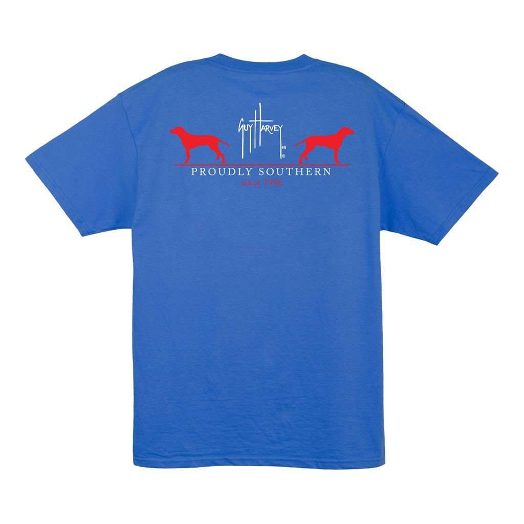 Fetch T-Shirt in Ocean Blue by Guy Harvey - Country Club Prep