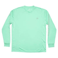 FieldTec Fishing Tee - Long Sleeve in Bimini Green by Southern Marsh - Country Club Prep