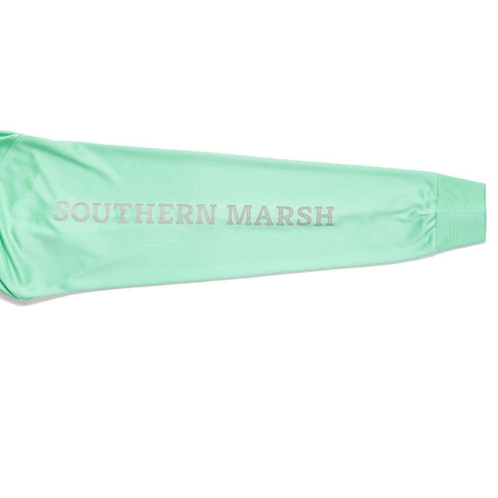 FieldTec Fishing Tee - Long Sleeve in Bimini Green by Southern Marsh - Country Club Prep