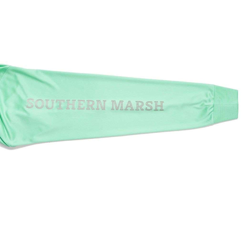 FieldTec Fishing Tee - Long Sleeve in Bimini Green by Southern Marsh - Country Club Prep