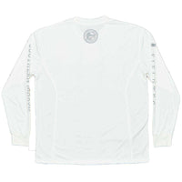 FieldTec Fishing Tee - Long Sleeve in White by Southern Marsh - Country Club Prep