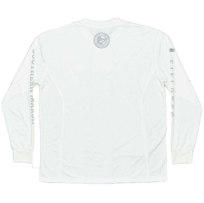 FieldTec Fishing Tee - Long Sleeve in White by Southern Marsh - Country Club Prep