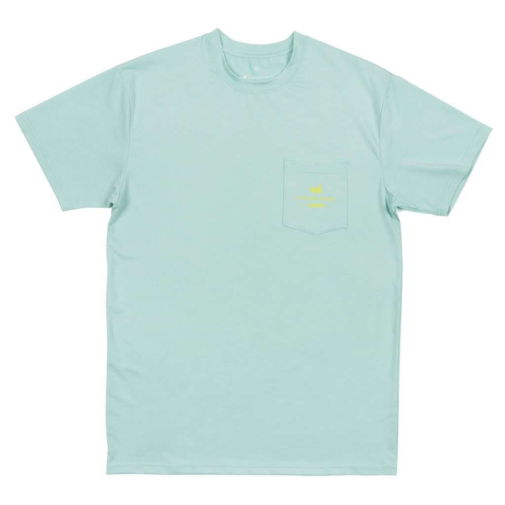 FieldTec™ Heather Performance Tee - Redfish by Southern Marsh - Country Club Prep