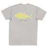 FieldTec™ Heather Performance Tee - Tuna in Light Gray by Southern Marsh - Country Club Prep