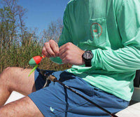 FieldTec Pocket Tee - Long Sleeve in Bimini Green by Southern Marsh - Country Club Prep