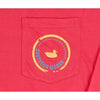 FieldTec Pocket Tee - Long Sleeve in Strawberry Fizz by Southern Marsh - Country Club Prep