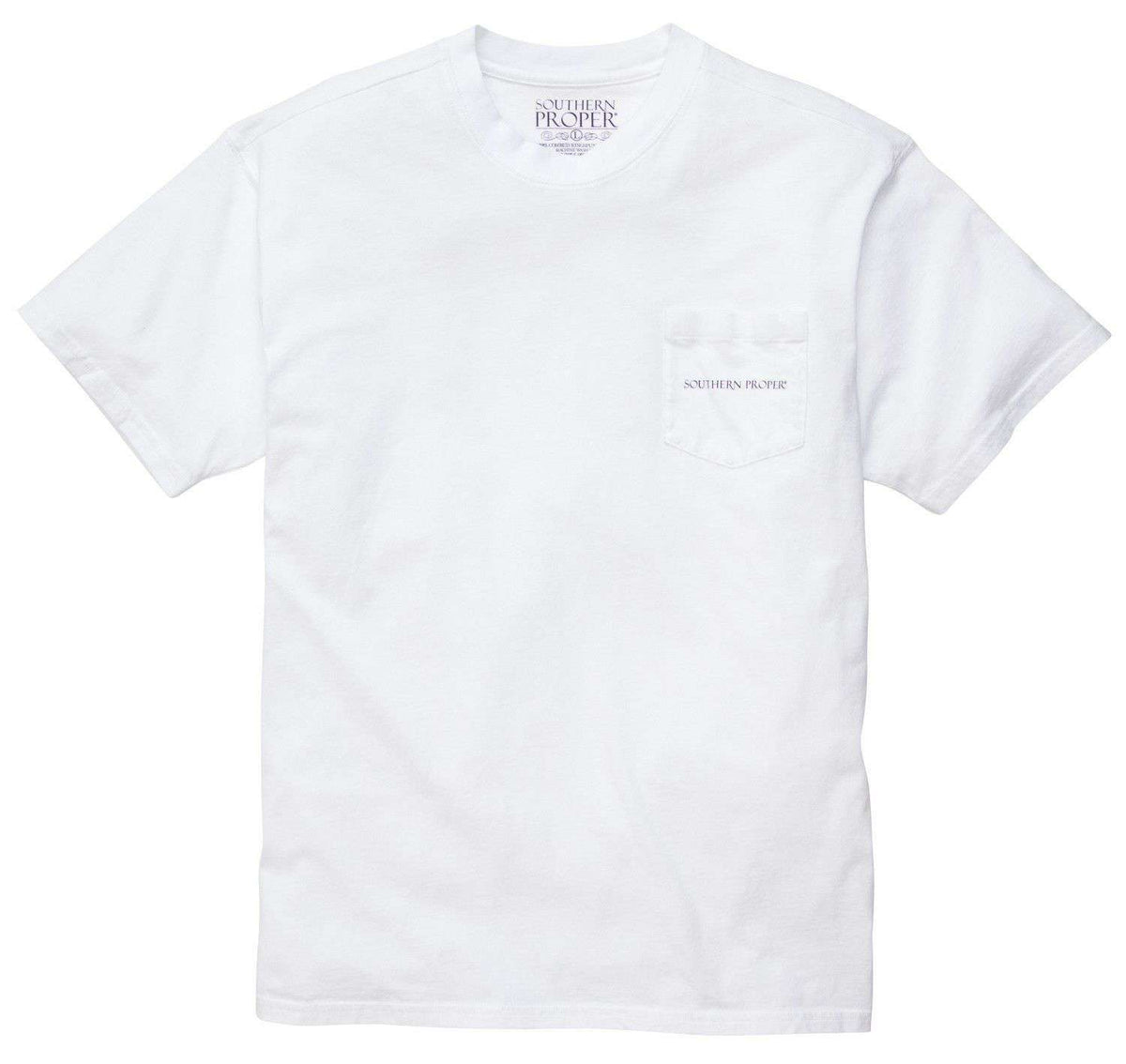 Fish or Cut Bait Tee in White by Southern Proper - Country Club Prep